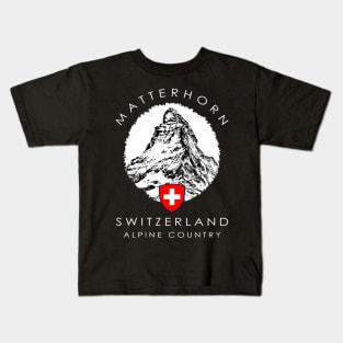 Switzerland Matterhorn Xo4U Original Kids T-Shirt